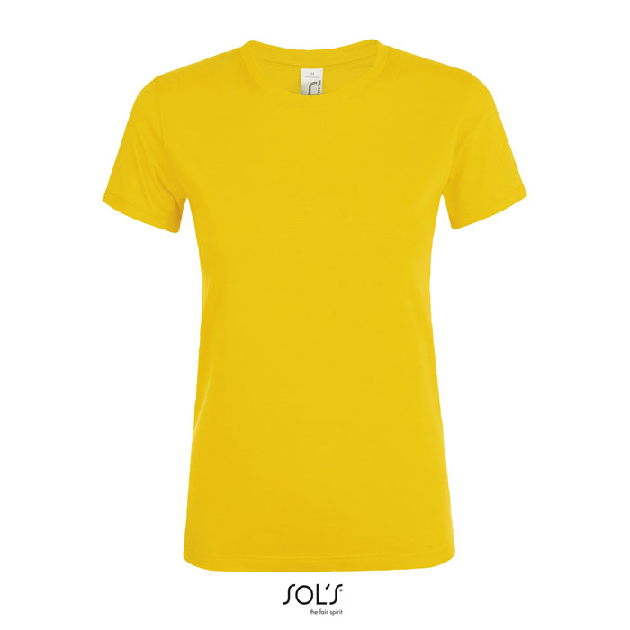 T-shirt promotionnel femme coton 150g - REGENT Jaune 1